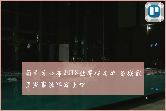 葡萄牙公布2018世界杯名单 备战俄罗斯赛场阵容出炉